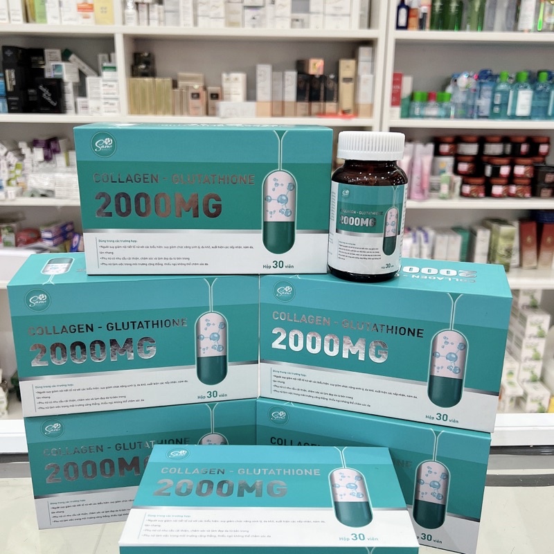 Viên Uống Trắng Da Glutathione 2000mg