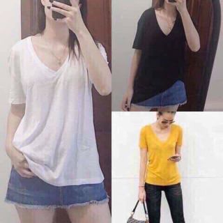 combo áo phông cổ tim