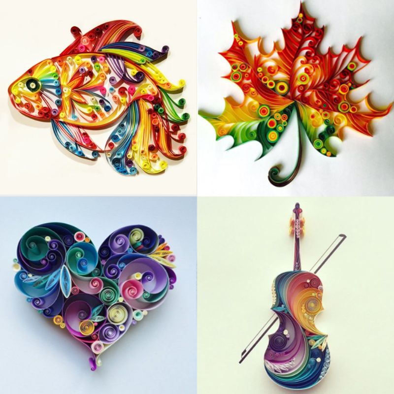 Bút Cuộn Giấy Quilling Tạo Hình Origami Chạy Điện DIY