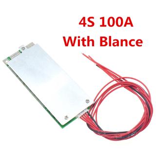 Bảng mạch bảo vệ 4S 12V 100A Lifepo4 BMS 3.2V với Bộ lưu trữ năng lượng biến tần UPS cân bằng Bộ sạc Bảng bảo vệ pin