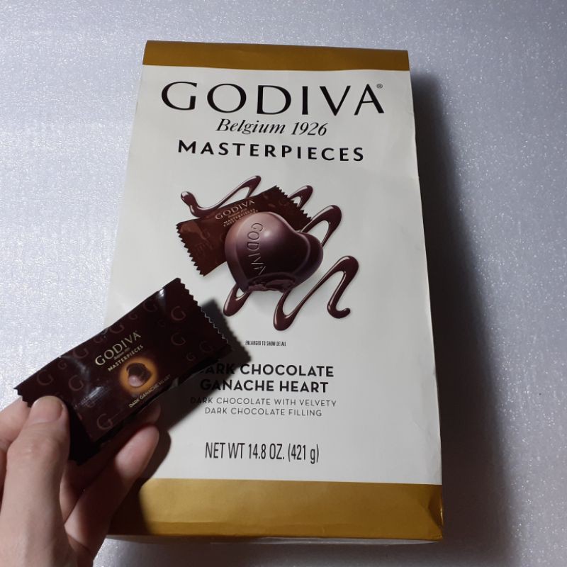 KẸO SOCOLA ĐEN HUYỀN THOẠI GODIVA BELGIUM VIÊN KẸO TRÁI TIM