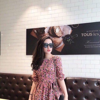 Váy chất lạnh thái sang chảnh tiểu thư