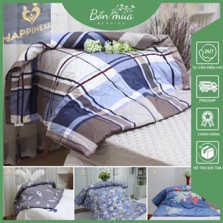 Chăn Hè thu Happines ⚡Không đẹp hoàn tiền⚡️ 100% cotton Hàn quốc, kích thước 2x2,2m