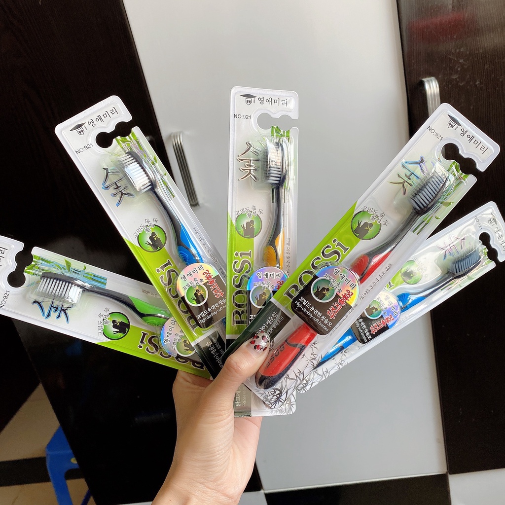 ✅BÀN CHẢI SỢI THAN TRE HÀN QUỐC