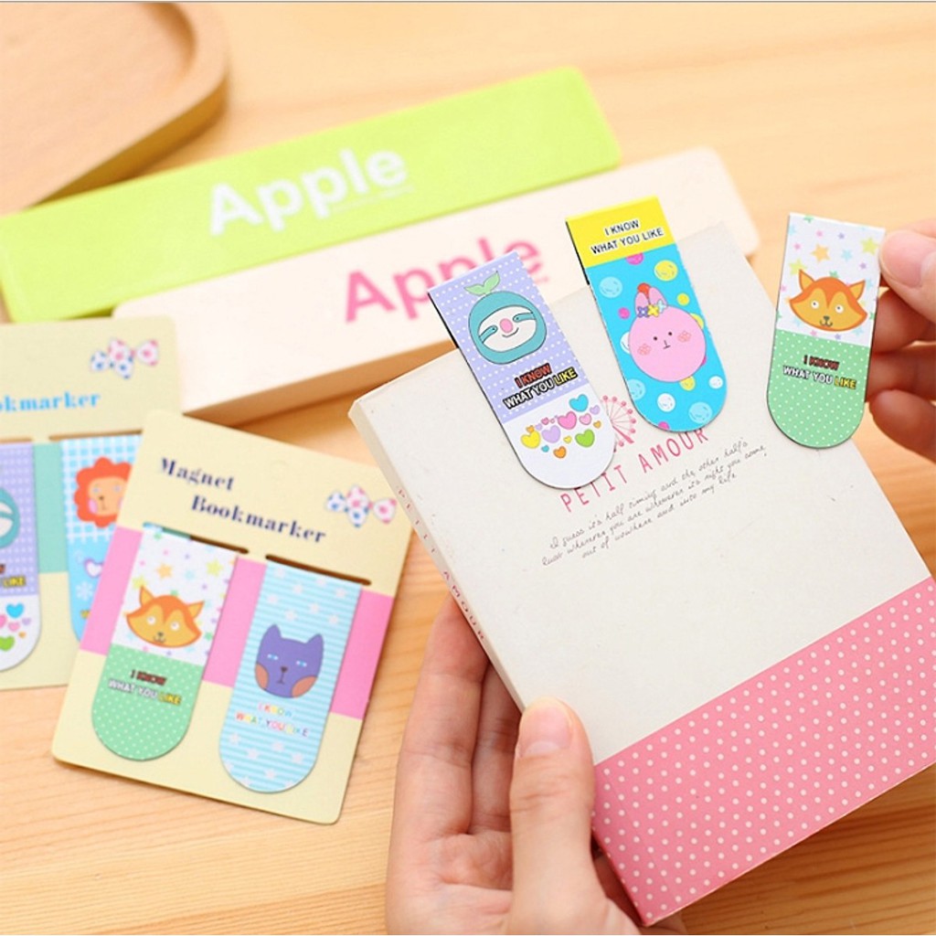 Bộ 2 Đánh Dấu Sách Bookmark Mini