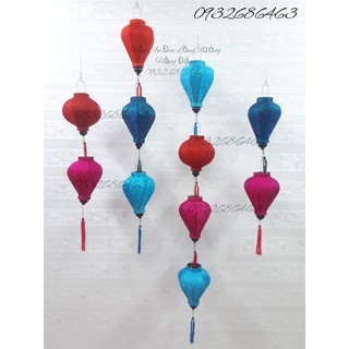 Combo 11 đèn lồng hội an size 20cm trang trí