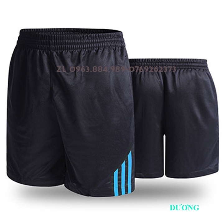 Quần đùi thể thao dáng ngắn 3GA chất thun cao cấp, phối dây buộc phối sọc bên hông chơi mọi môn thể thao