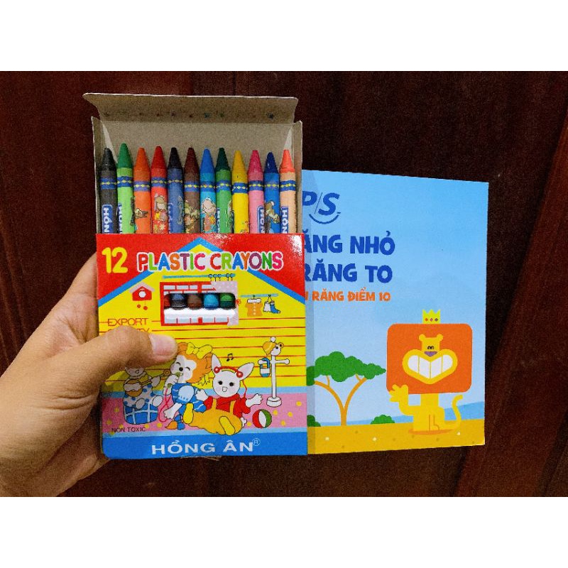Bộ 10 bút chì màu sáp cho bé