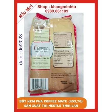 Bột kem Coffee Mate 457,3gram pha trà sữa, pha cà phê.