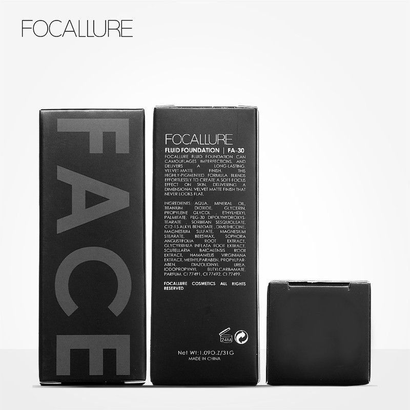 Kem Nền Dạng Lỏng Focallure Che Khuyết Điểm Tiện Dụng