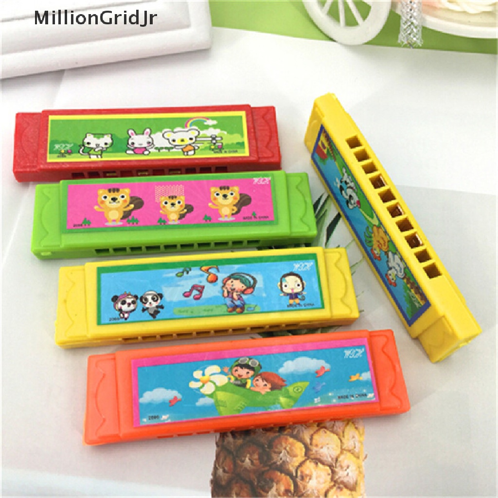 Kèn Harmonica Bằng Nhựa Họa Tiết Hoạt Hình Dễ Thương Cho Bé