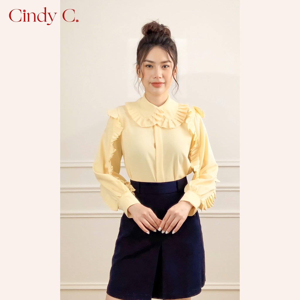 [CINDY 139] Áo Mon Coeur CINDY C chất liệu Linen thiết kế sang trọng lịch sự 803