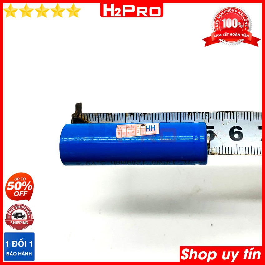 Pin sạc 14500 H2Pro 3.7V 1200mah cao cấp (1 viên), pin sạc 14500 xịn-an toàn khi sử dụng