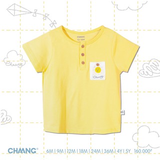 Áo cổ trụ bé trai summer vàng Chaang