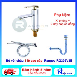 Vòi lavabo một lỗ Rangos RG-305V3B