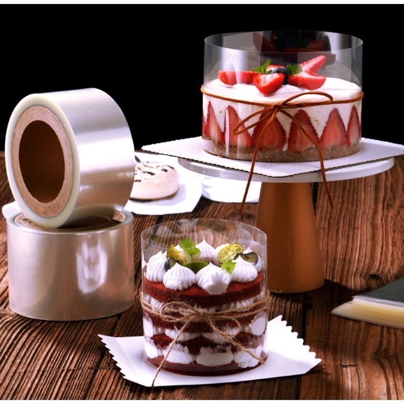 Cuộn nữa kg màng bọc mềm viền bánh kem , bánh mousse 6cm