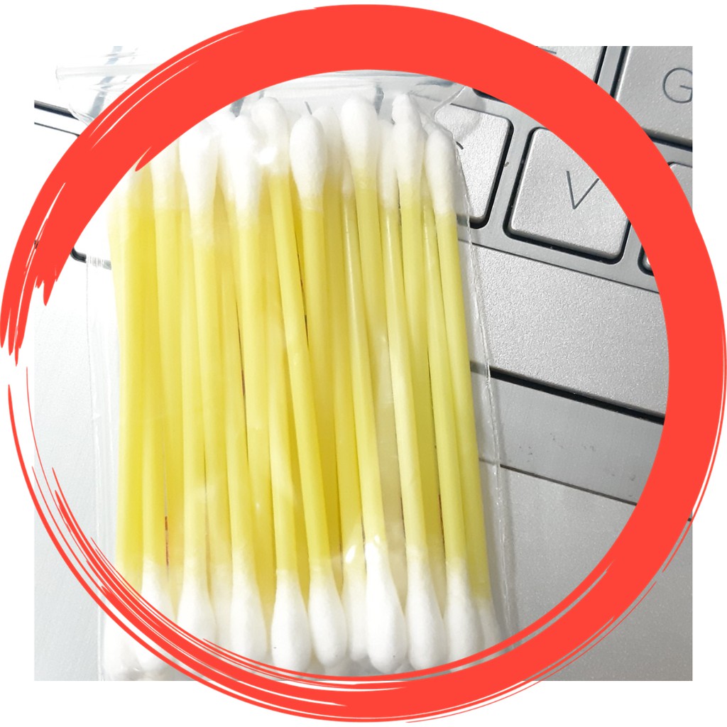 Bông Rái Ráy Tai Nhựa dùng cho Người Lớn Và trẻ em, em bé, tiện lợi dễ dùng. tăm bông rái tai dạng túi