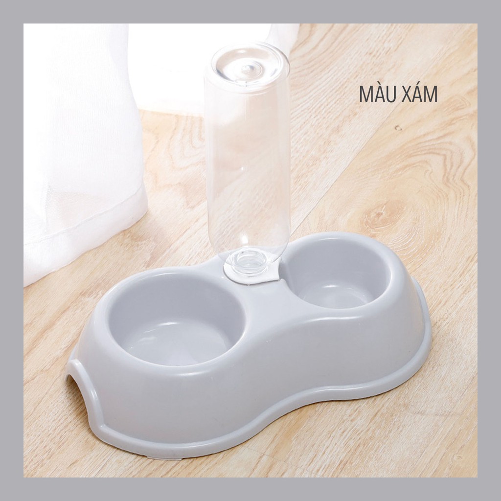 BÁT ĂN ĐÔI KÈM BÌNH NƯỚC CHO CHÓ MÈO - HAYUMI