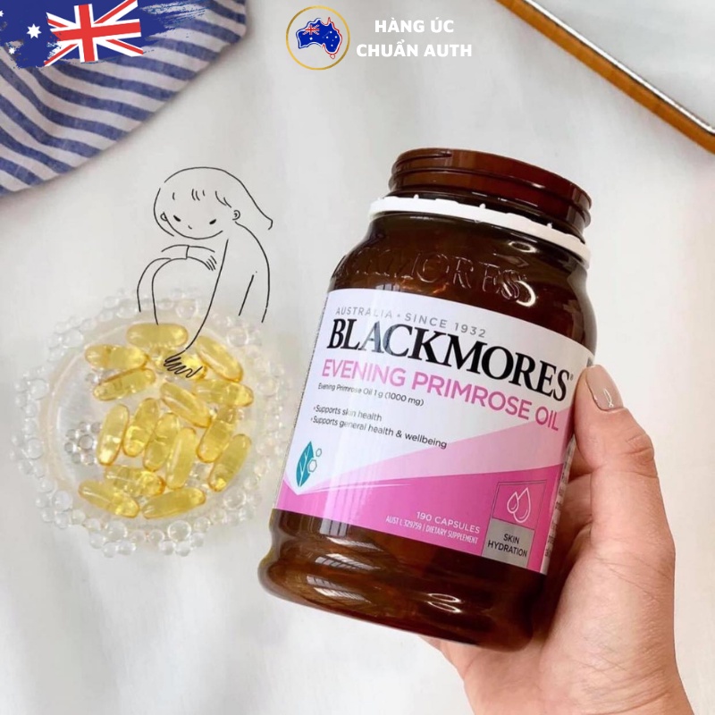 Viên uống Tinh dầu Hoa anh thảo Úc Blackmores Evening Primrose Oil 190 viên