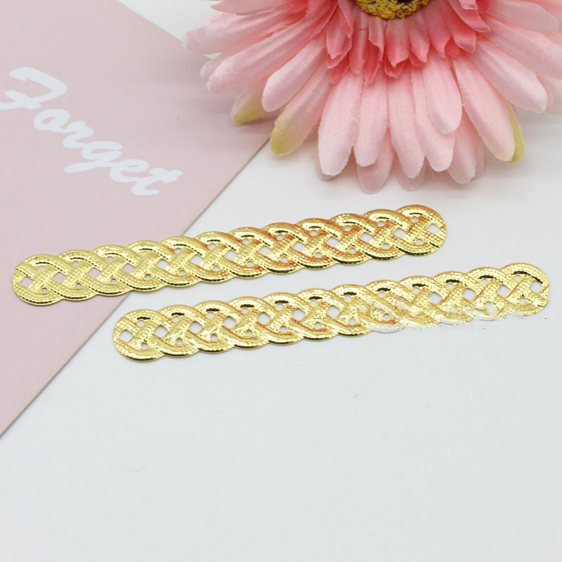 5 phiến họa tiết thanh dài 100*14mm nguyên liệu làm trâm làm trang sức cổ trang