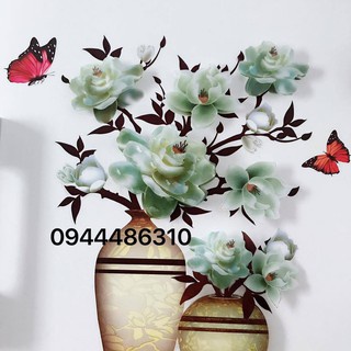 PVN17245 Tranh 3D Dán Tường,Trang Trí Phòng Khách Siêu Đẹp T8