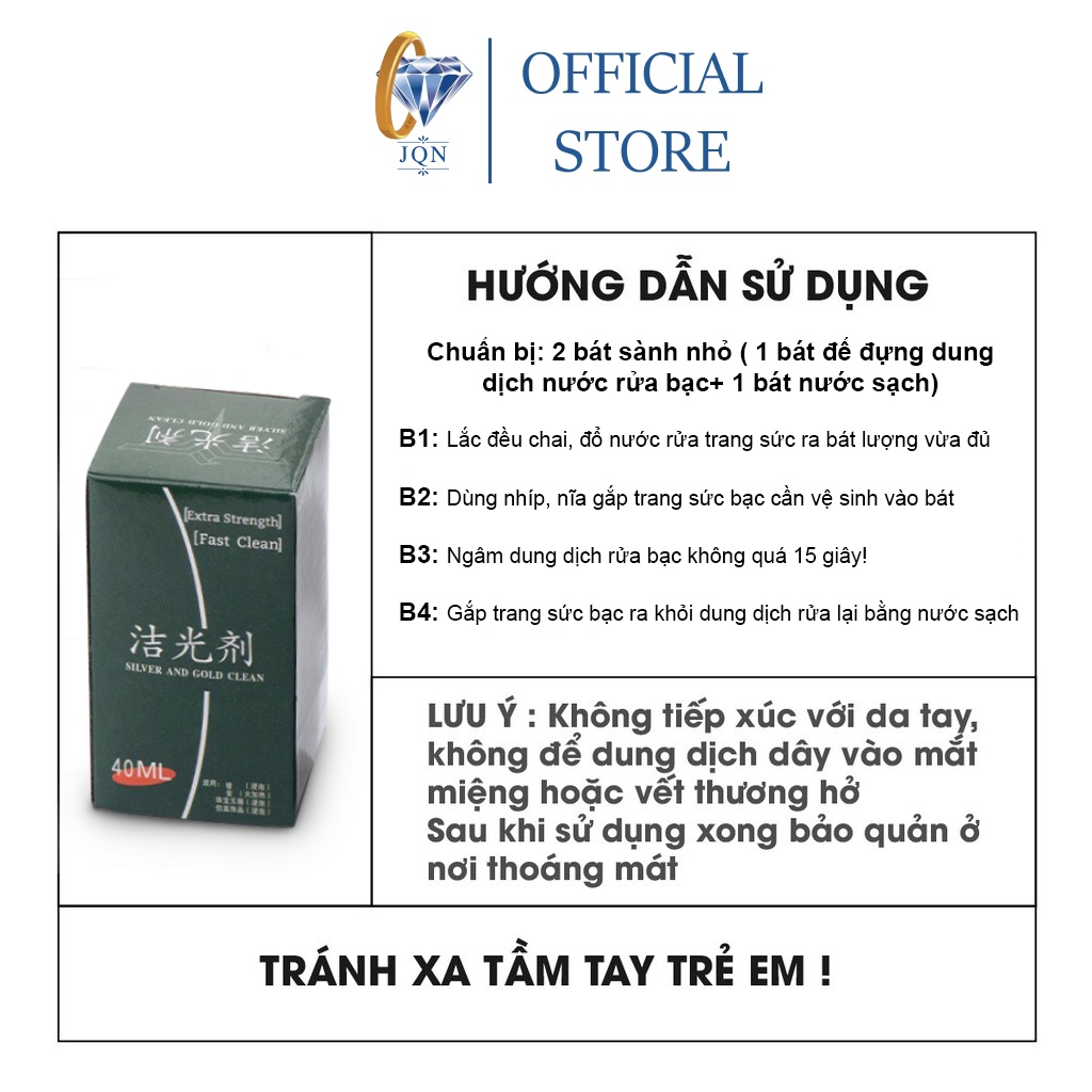 Nước Rửa Trang Sức Bạc