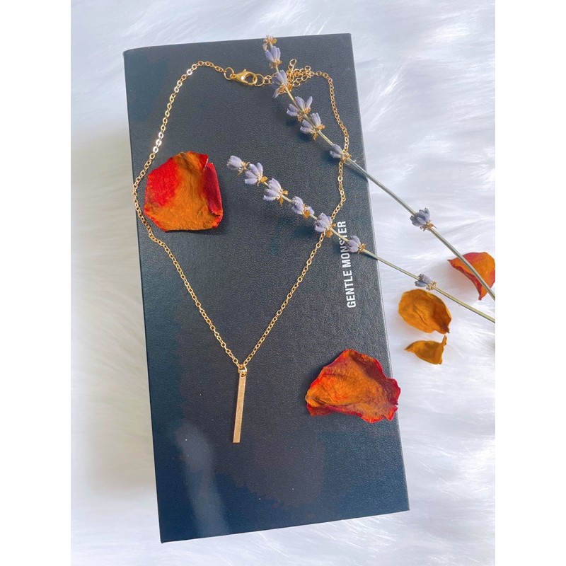 Dây chuyền mặt hình chữ nhật