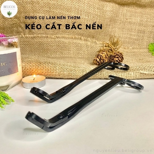 Kéo cắt bấc nến mũi tròn - Dài 18cm