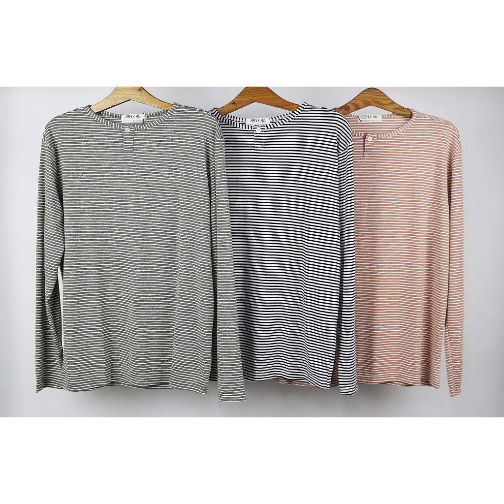 Áo thun nam sọc tay dài cổ trụ After All - A06-02 | BigBuy360 - bigbuy360.vn