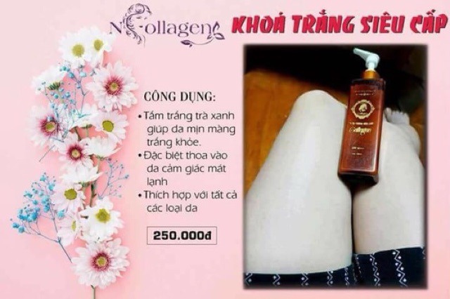 Tắm trắng Collagen (khoá trắng vĩnh viễn an toàn hiệu quả)