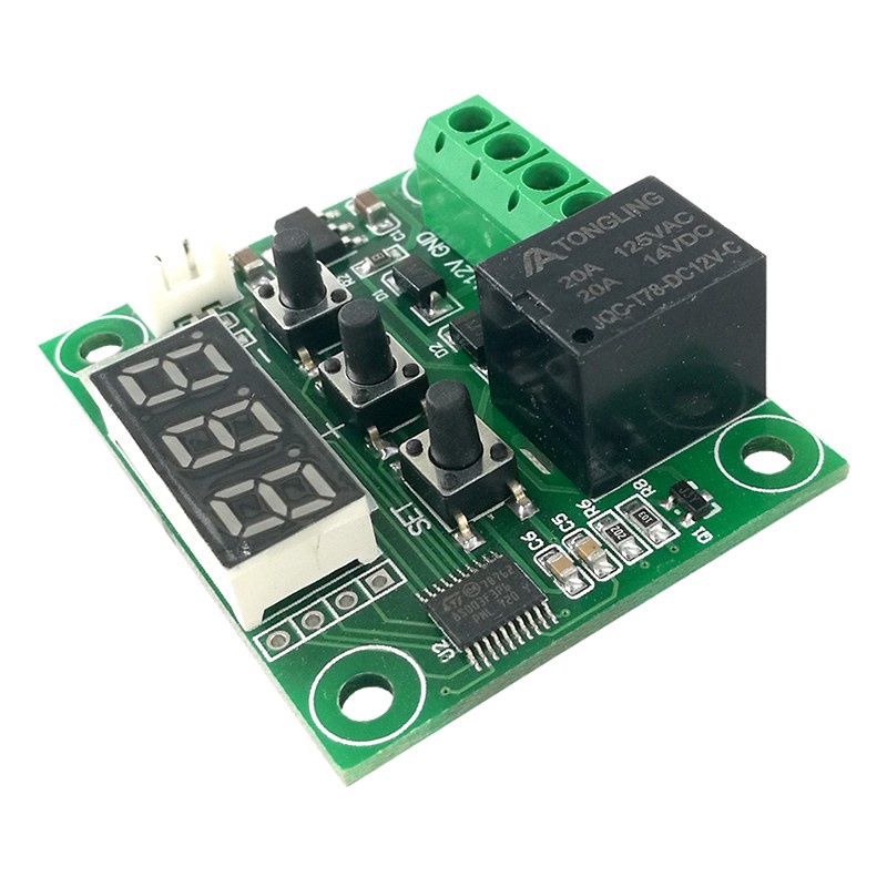 Mạch cảm biến kiểm soát nhiệt độ ấp trứng w1209 relay 12vdc xh-w1209 -dc3504