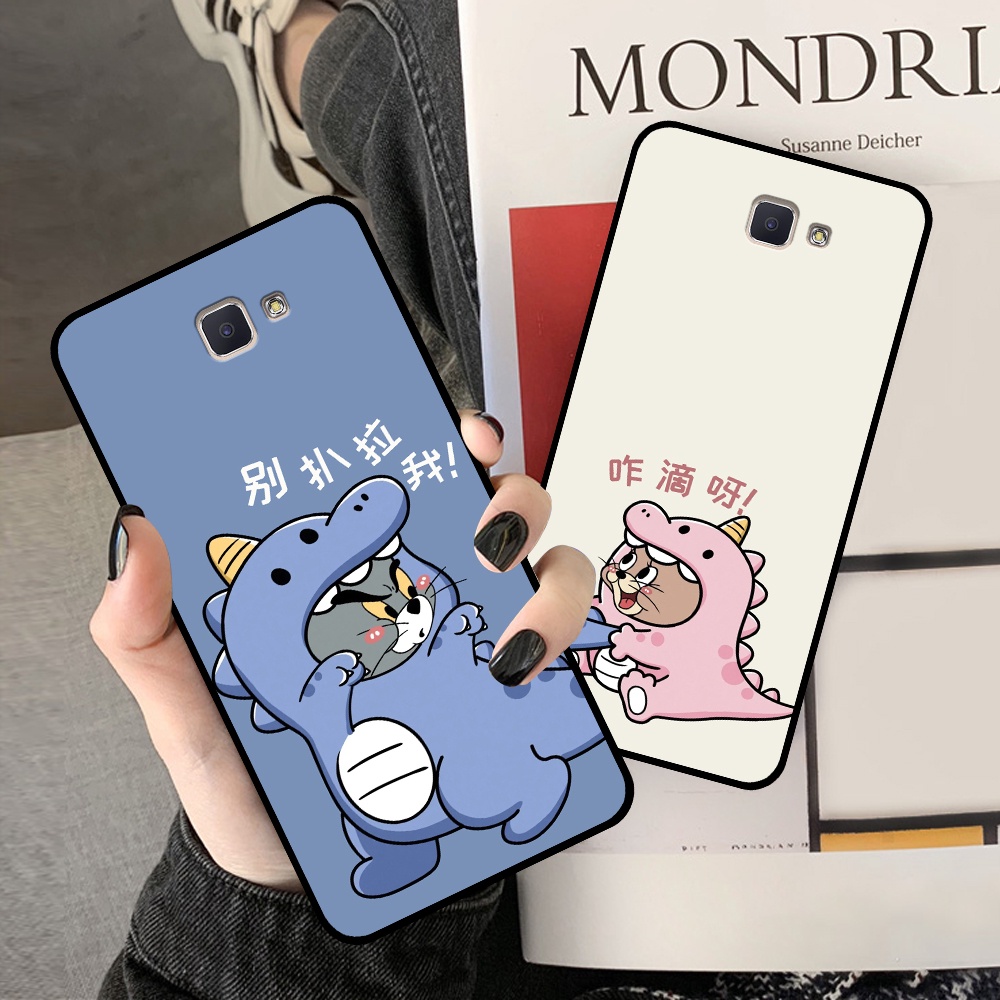 Ốp lưng Samsung J5 Prime / J7 Prime in hình cặp đôi doremon, hổ, khủng long dễ thương