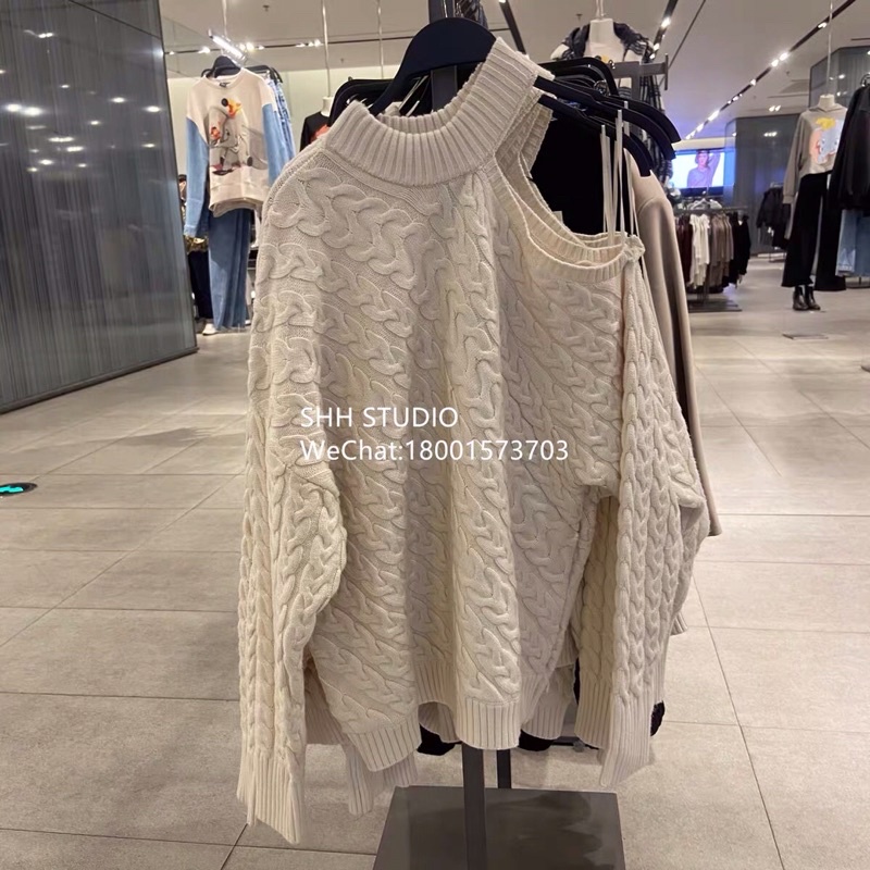 Áo len lệch vai ZARA