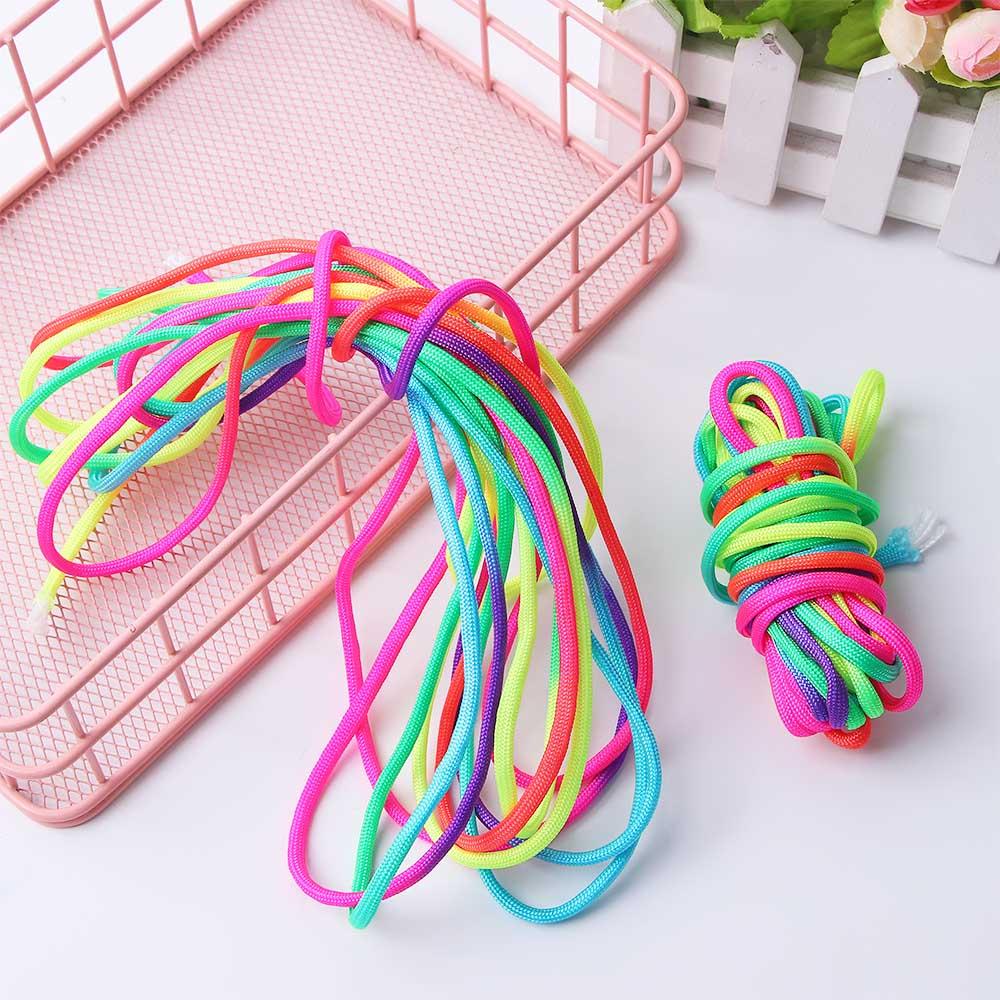 Vòng Tay Dây Dù Bện 7 Sợi Màu Cầu Vồng 1 Màu Tự Làm Cho Hoạt Động Cắm Trại Ngoài Trời