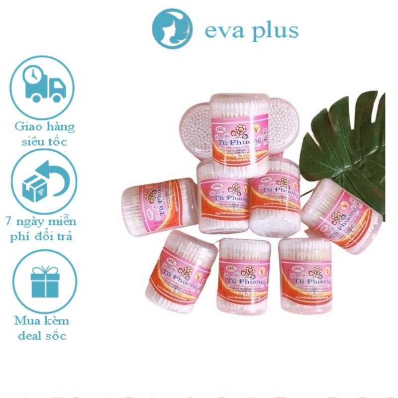 Hộp Tăm Bông 150 Que, Bông Mềm Mịn, Vệ Sinh Tai Mũi, Khả Năng Thấm Nước Cao, Tiện Dụng, Nhỏ Gọn