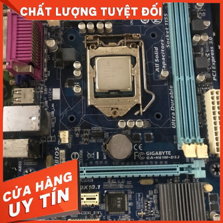 Combo main Giga H61 - cpu i3 3220 + ram 4gb