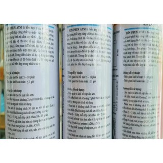 (Chính hãng) Sơn Xịt ATM A242 Xanh Dương - lưu ý thị trường xuất hiện hàng TQ nhái