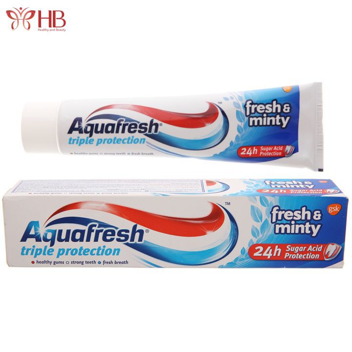 Kem đánh răng aquafresh 140g nhật bản ngăn ngừa sâu răng hơi thở thơm mát - ảnh sản phẩm 8