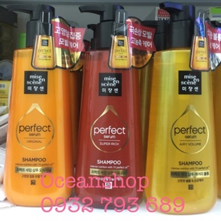 Dầu gội Mise en scene Perfect Serum Shampoo 400ml về hàng SALE (Bill mua ảnh bên cạnh)