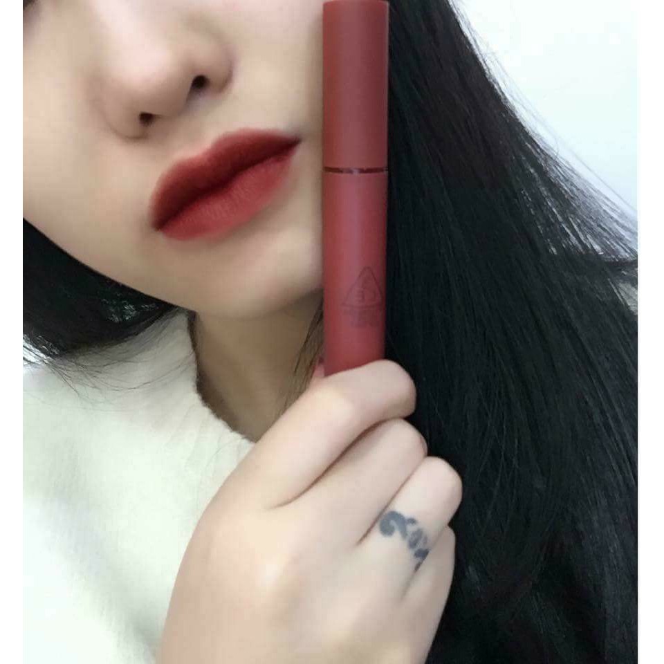 Son Kem Lì 3CE Velvet Lip Tint Màu TAUPE (Đỏ Nâu) | BigBuy360 - bigbuy360.vn