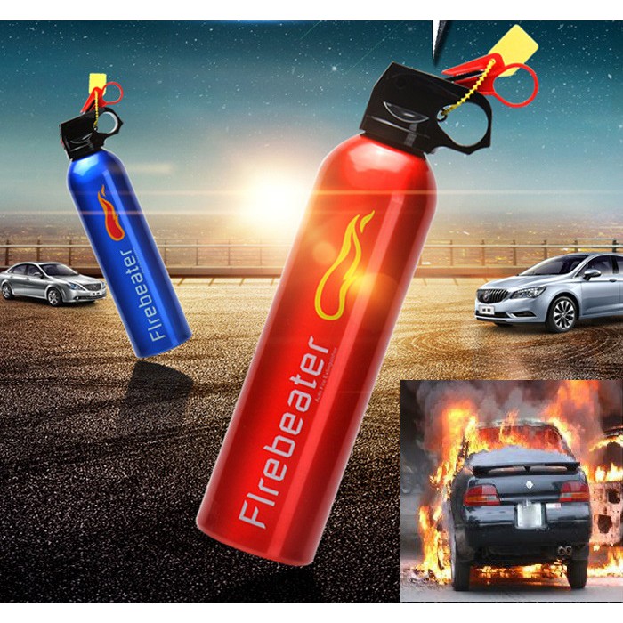 Bình chữa cháy cầm tay mini khẩn cấp,dùng cho ô tô ,nhà cửa,phòng ngừa khi bị cháy Flamebeater bột ABC