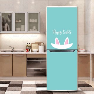 DECAL DÁN TỦ LẠNH TAI THỎ