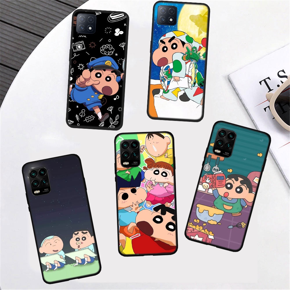 Ốp Điện Thoại Silicon Dẻo In Hình Cậu Bé Bút Chì Shin OE19 Cho OPPO Reno 2 3 4 6 2Z 2F Pro Plus A1K