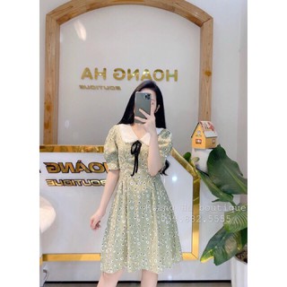 vải caro hoa cúc