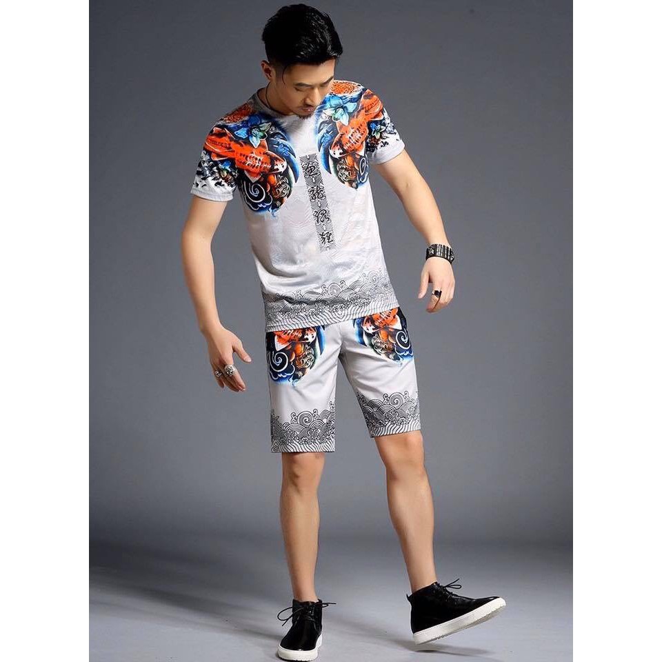 BỘ NAM 3D CAO CẤP ( CÁ in Vai ).