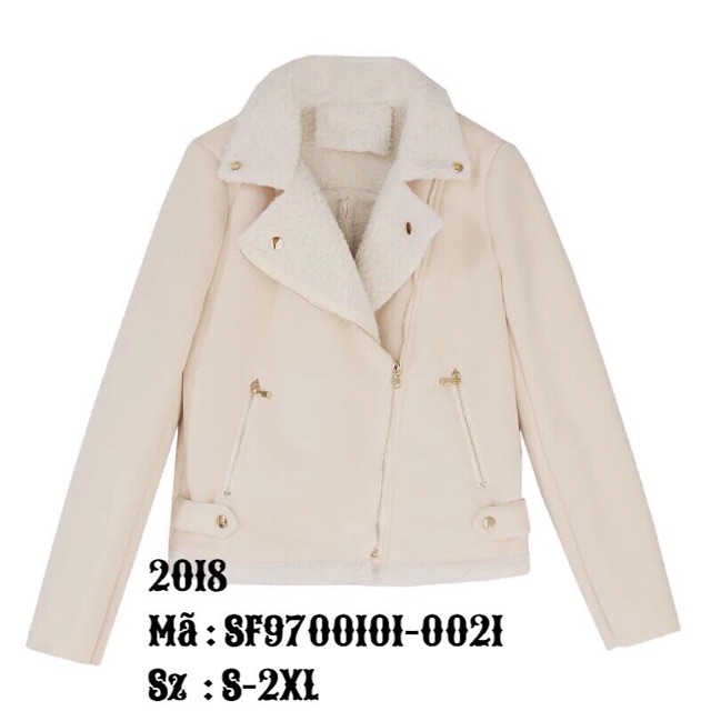 Áo khoác da lộn nữ