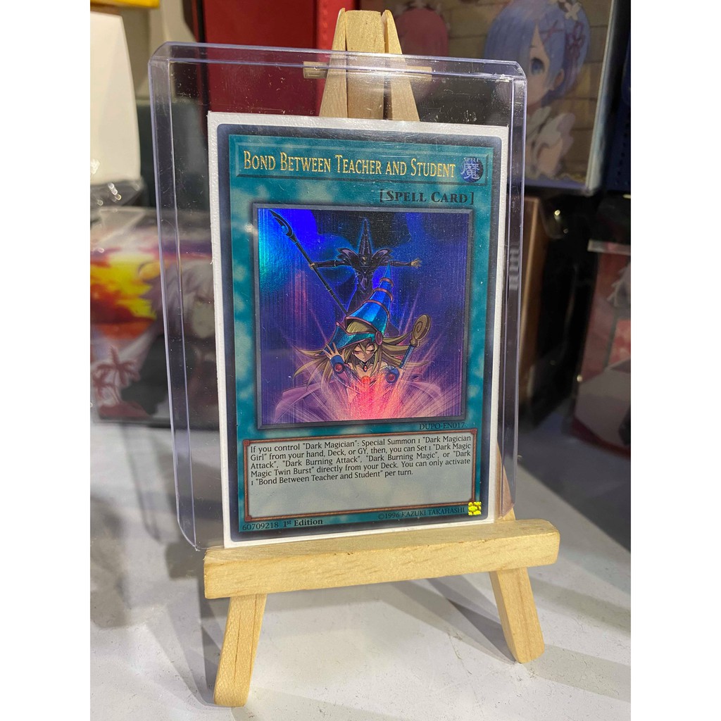 [ Dưa Hấu Yugioh ] Lá bài thẻ bài Bond Between Teacher and Student – Ultra Rare - Tặng bọc bài nhựa bảo quản