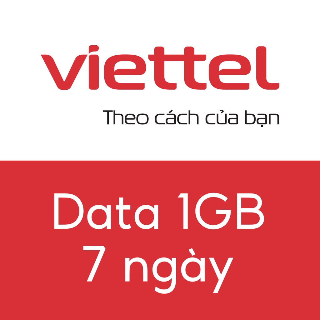 Mua gói Data Viettel 1GB, 7 ngày