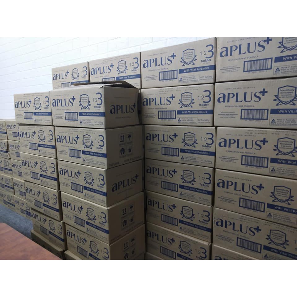 (HÀNG CHÍNH HÃNG)Sữa APlus (900g) hàng nhập khẩu nguyên lon từ Úc