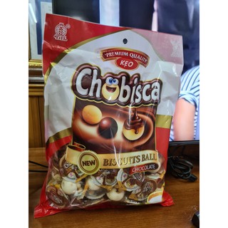 [ Bánh Kẹo Tết ] Kẹo Socola Đậu Phộng CHOBISCA ( gói 500gr )